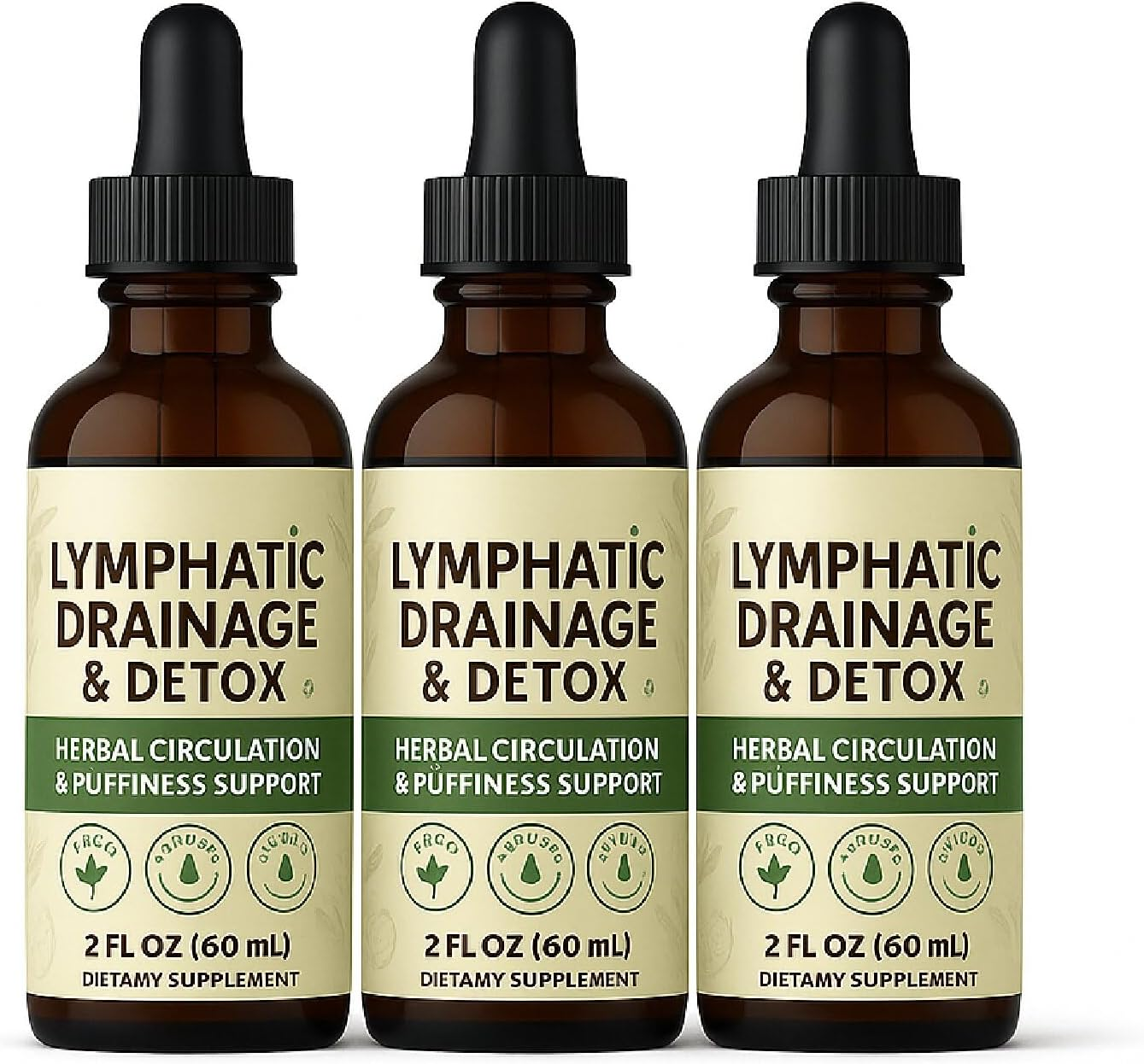 Lymphatic Drainage Drops, Liquid Drops for Everyday Fluid Balance & Circulation Support, Fast-Absorb Liquid, 2 Fl Oz (1) image number 4