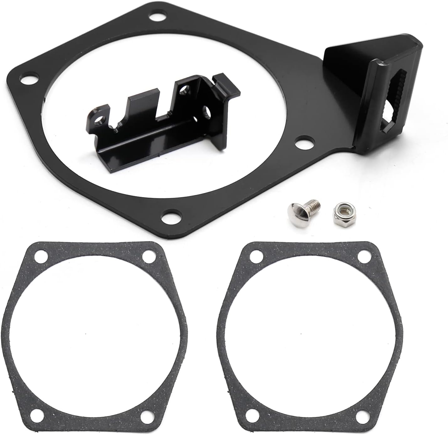 4-Bolt Throttle Cable Bracket Intakes 92MM-102MM Throttle Cable Bracket Replaces# 81012/81042 / 81001/81002 / 81003/81007 / 81043/81044 image number 3