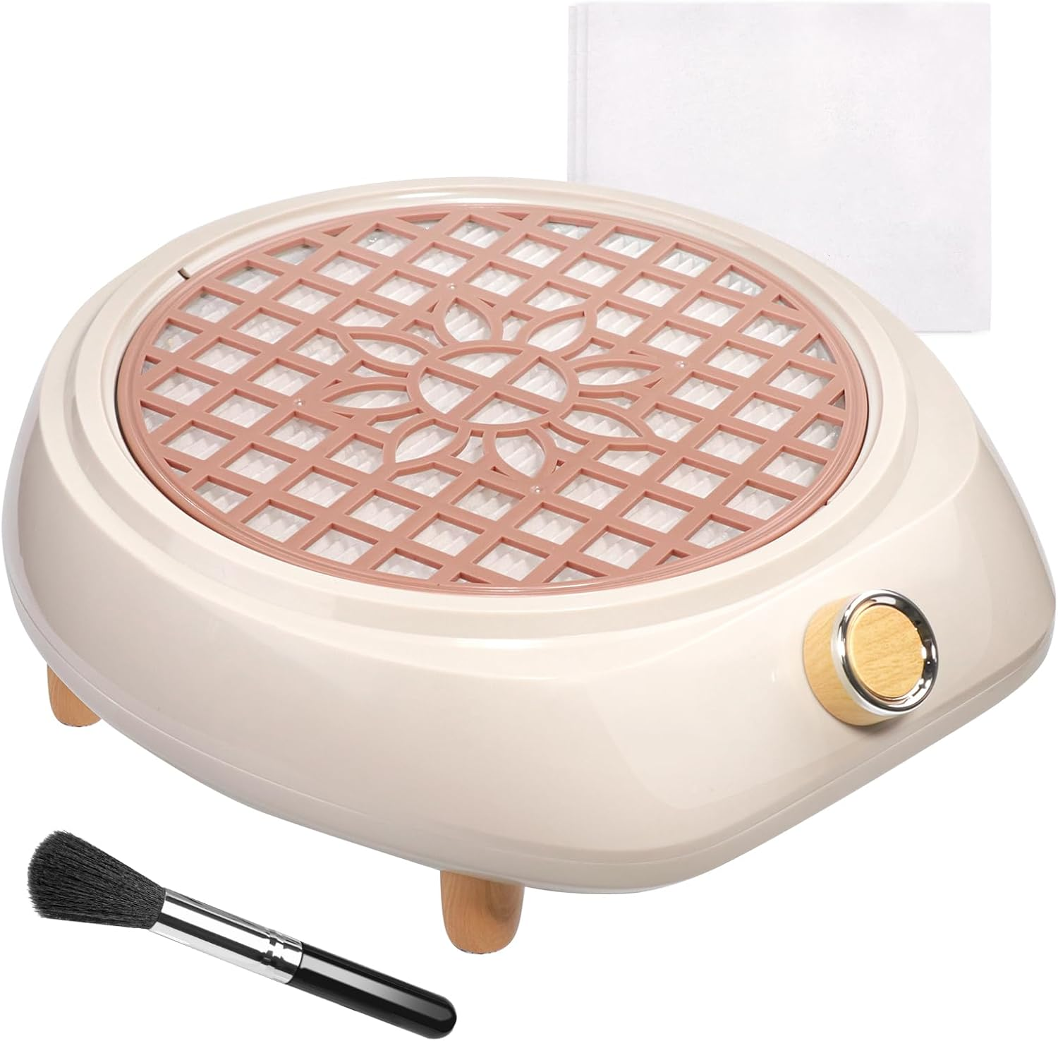 Nail Dust Collector with Reusable Filter, Electric Dust Suction Machine Manicure Pedicure Tool for Acrylic Gel Nail Polishing Nail Salon & Home Use image number 1