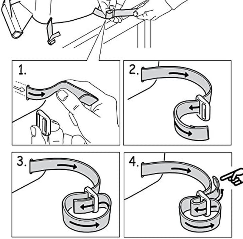 ZARPMA Children Safty Belt, 3 Point Safety Harness for Child Kid Safe Strap for IKEA Antilop High Chair image number 6