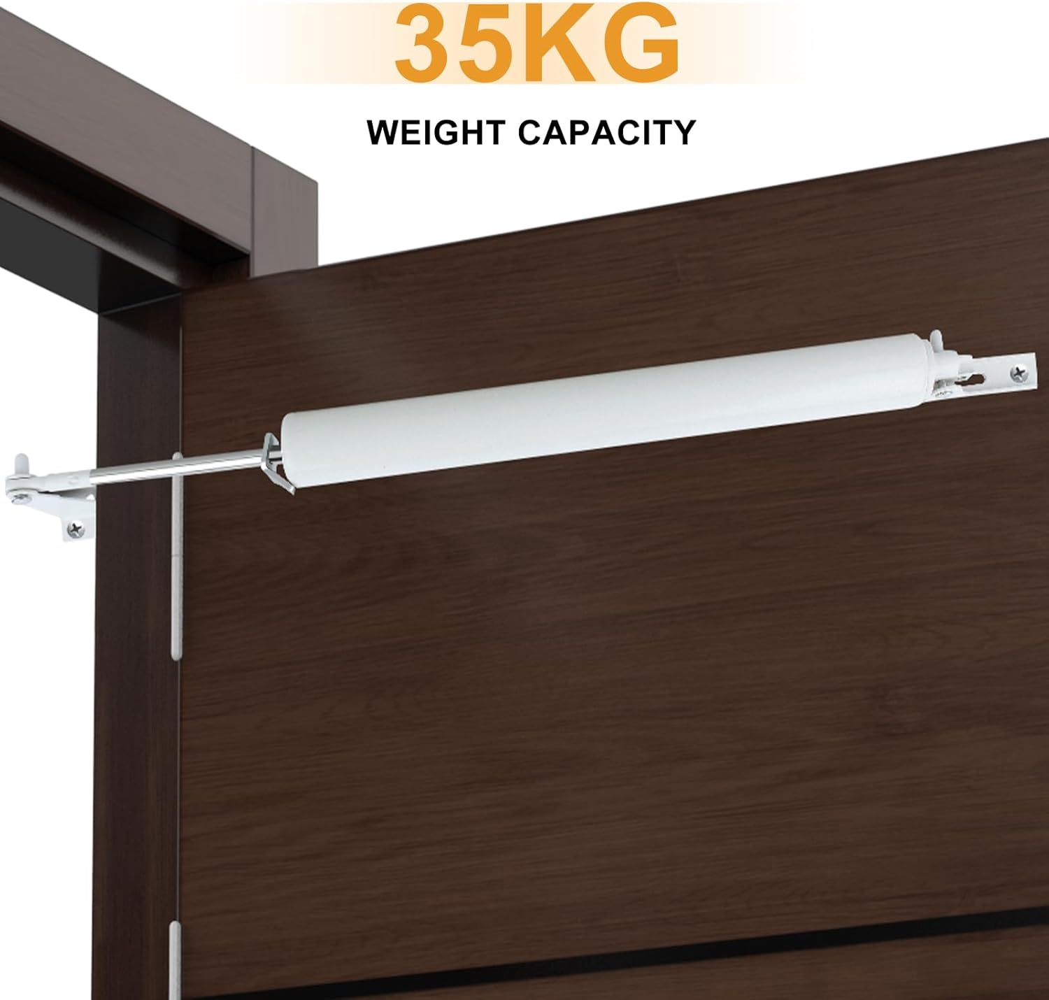 CASONNIK Door Closer,White,Standard Duty Pneumatic Screen and Storm Door Closer image number 1