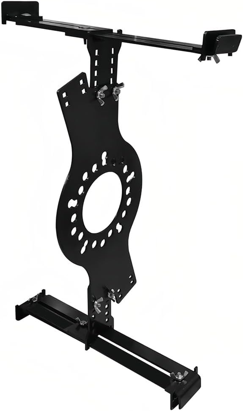 Wheel Fitment Simulator Tire/Rim Fit Size Measuring Mockup Tool, Supports 14 to 20 Inch Wheel Diameters and 7 to 10 Inch Wheel Widths, 5-Lug Metric Wheel Bolt Pattern