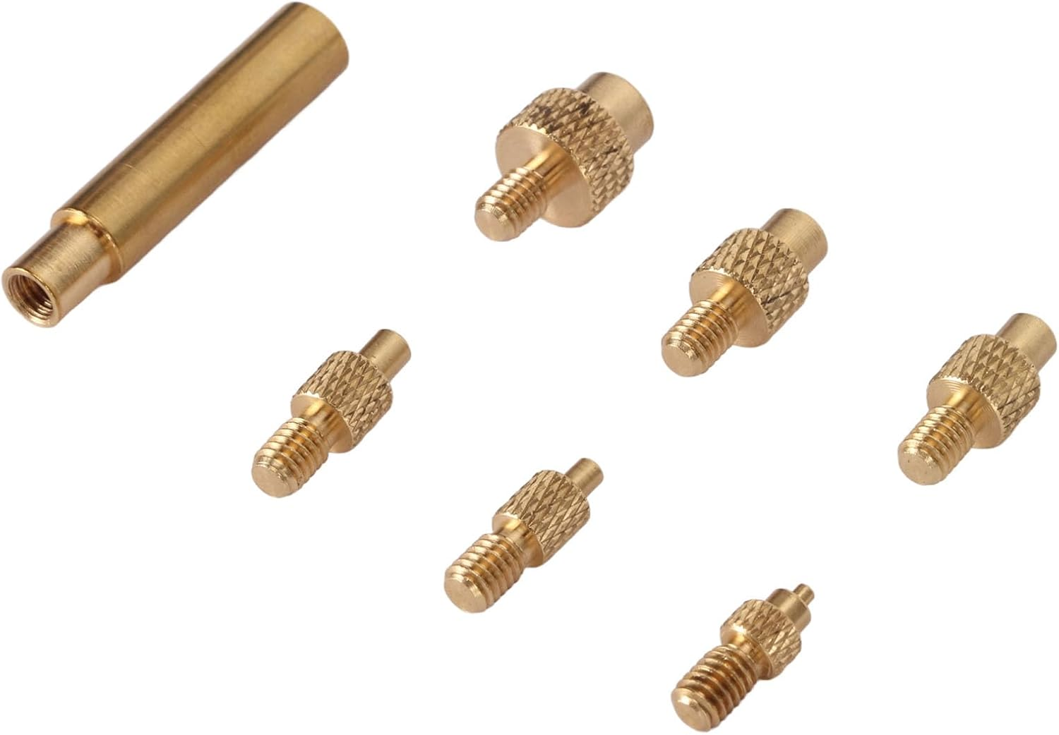 Heat Set Insert Tips for M2 M2.5 M3 M4 M5 M6 Inserts, Brass Threaded Insert Embedment Nuts Hydraulic Welded Joint Injection Molding Assortment Kit for 3D Printing image number 6