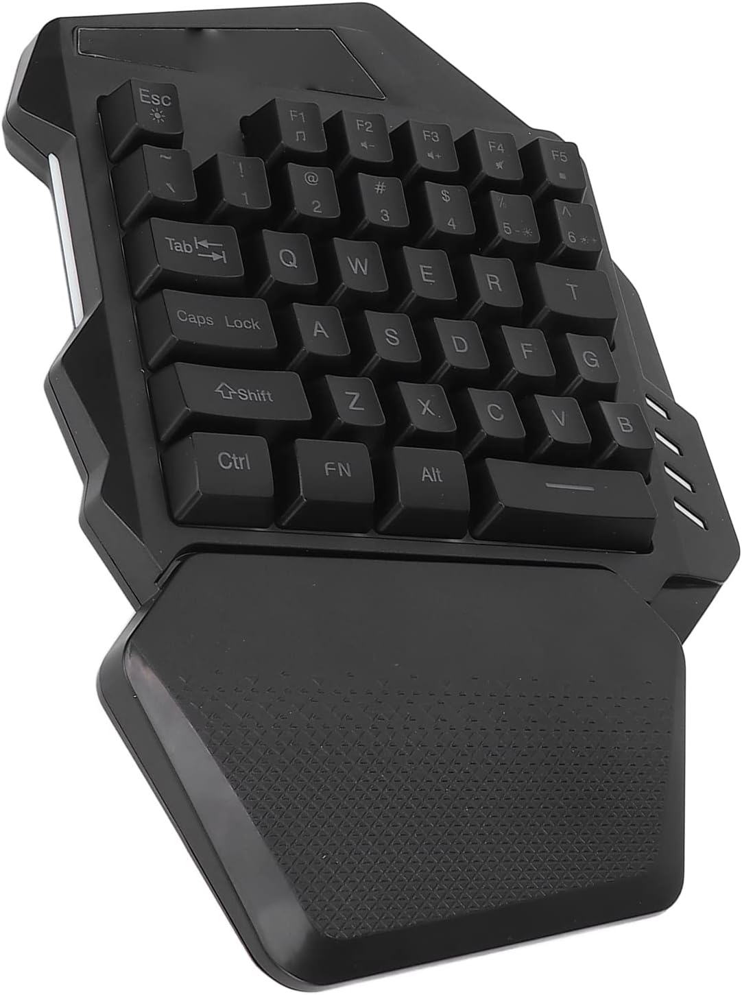One-Handed RGB Gaming Keyboard,2.4G Wireless Gaming Keypad,Mechanical Feel Gaming Keyboard Left-Hand,Portable 35 Keys,For Xp,For 7/10 image number 1