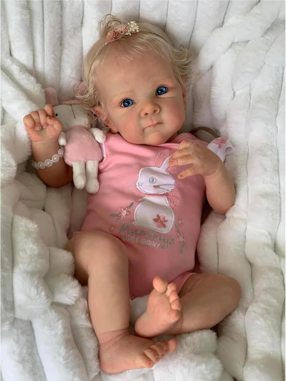 Reborn Baby Dolls - 18 Inch Soft Vinyl Realistic-Newborn Baby Poseable Real Life Baby Girls Reborn Dolls with Accessories and Gift Box for 3+ Year Old Girls Kids image number 3