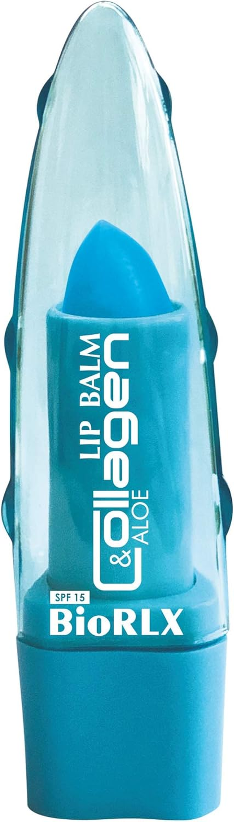 Biorlx Collagen with Aloe Vera Lip Balm SPF 15, Color Free, Paraben Free Naturally Moisturize and Heal Damaging Wind, Harsh Sun, Weather Changes.It Repairs Dry, Cracked Lips image number 3