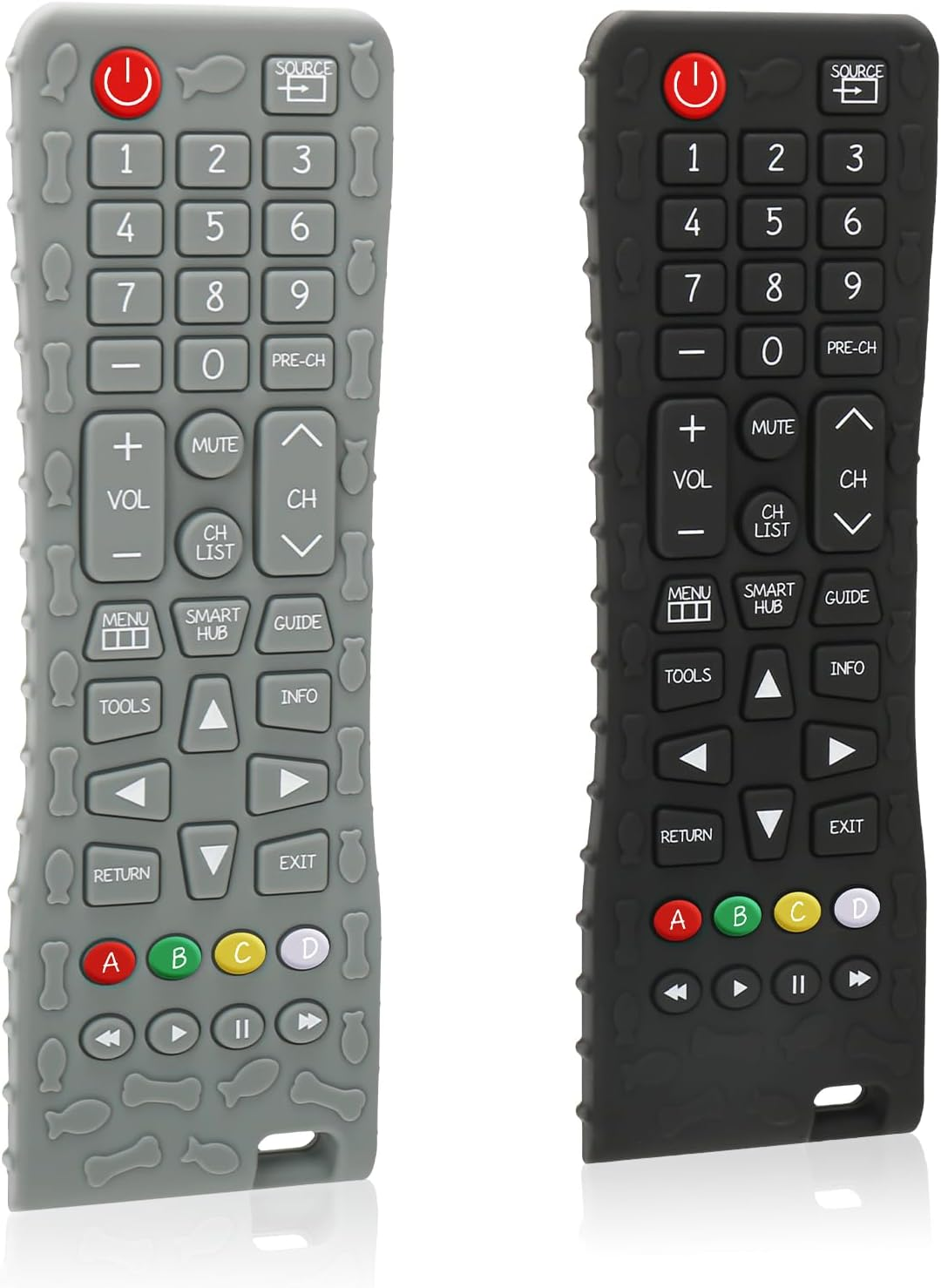 MR.TIMELAG Baby Remote Teether Toys - 2 Pack Silicone Teethers for Infants 3+ Months, Bpa-Free Chew Toys with Textured Surface & Easy Grip - Soothing Gum Relief for Newborns & Toddlers image number 6