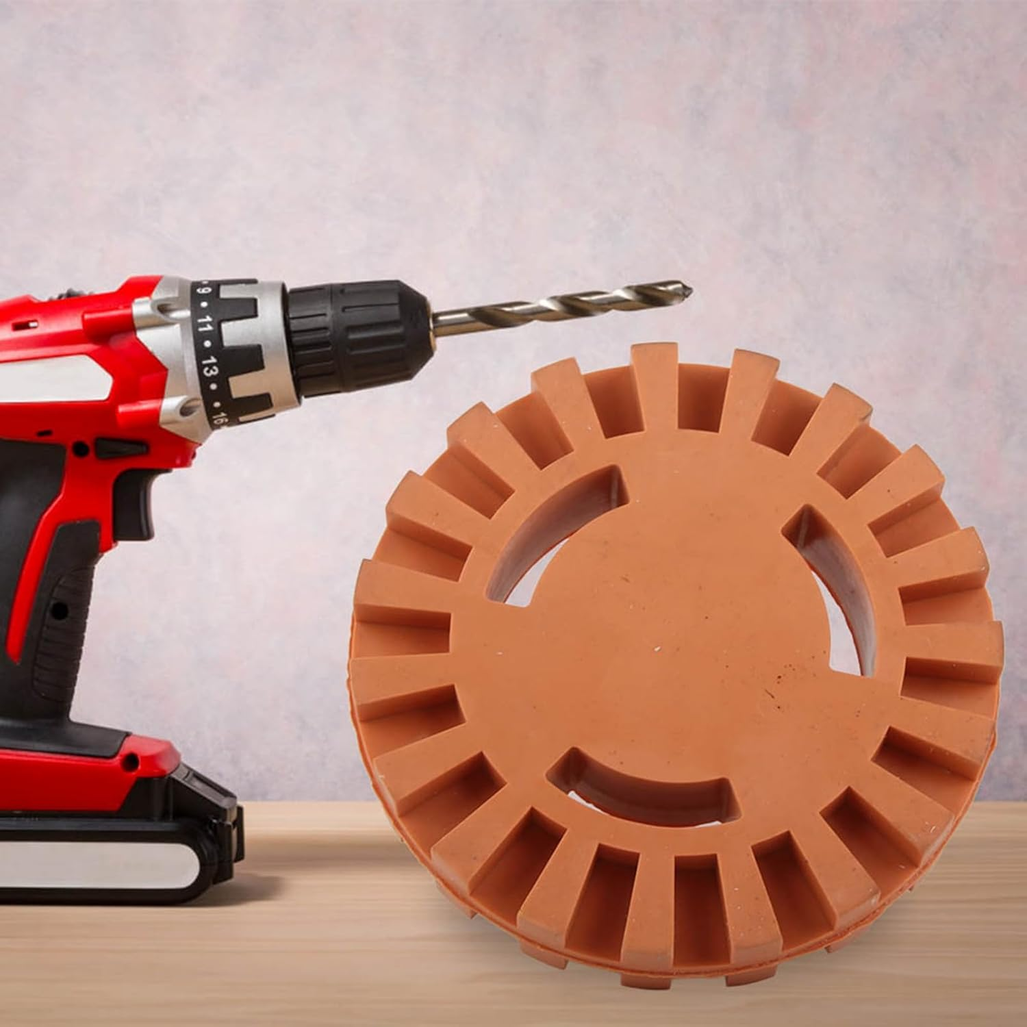 Respicefinem Rubber Eraser Wheel Fast Polishing Removal Tool 10. 0&times;10. 0&times;2. 0 4 100Mm Rubber Eraser Wheel for Car Sticker Decal Pinstripe Fast Polishing Removal Tool Rubber Eraser image number 5