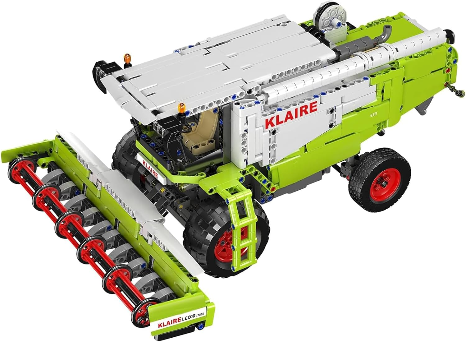 Mould King 17014 Combine Harvester Tractor Vehicle Building Set, Remote Control Truck Car Claas Lexion 760 Model Block Kit MOC, STEM Gift Toy to Build for Boys Girls Aged 14+ 1265Pcs