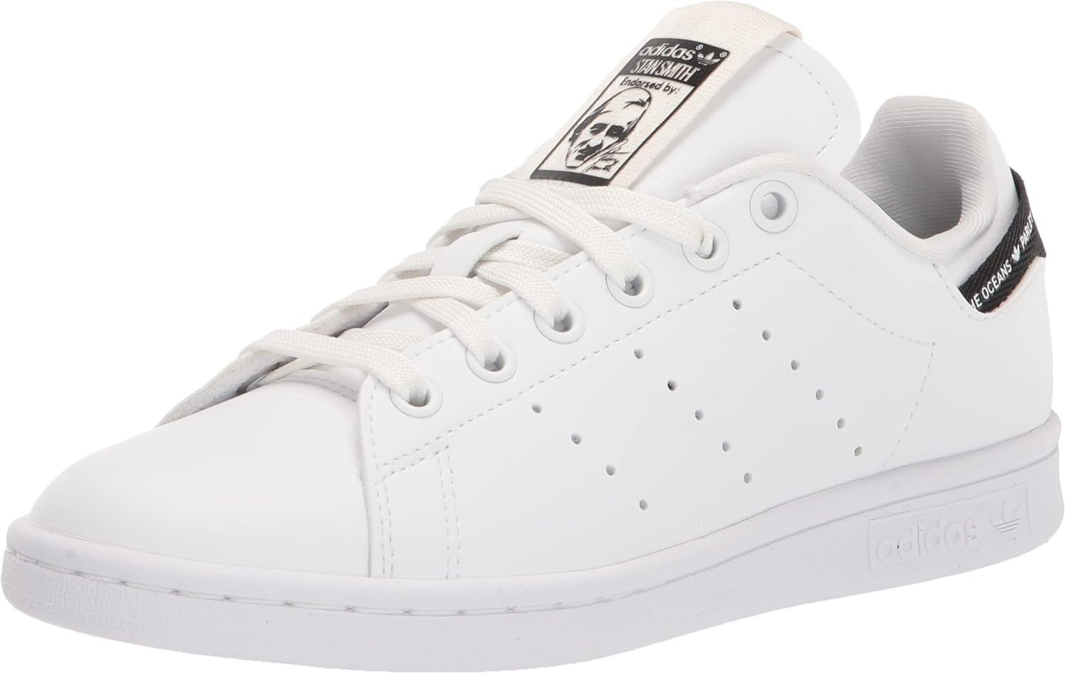 Adidas Originals Men'S Stan Smith Sneaker, White/White/Black, 5 image number 4
