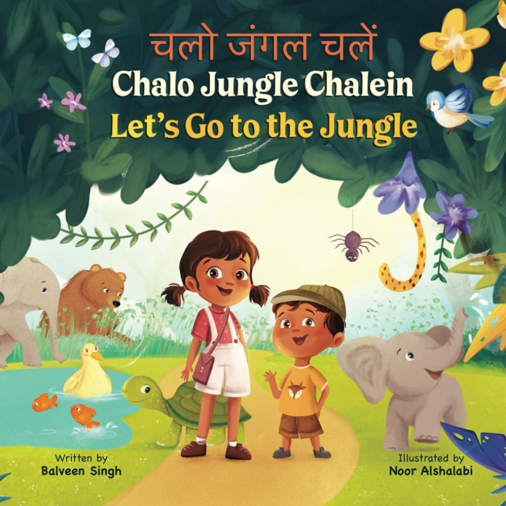 Chalo Jungle Chalein: a Bilingual Children&rsquo;S Book Written in Hindi with Transliteration, and English Translation image number 1