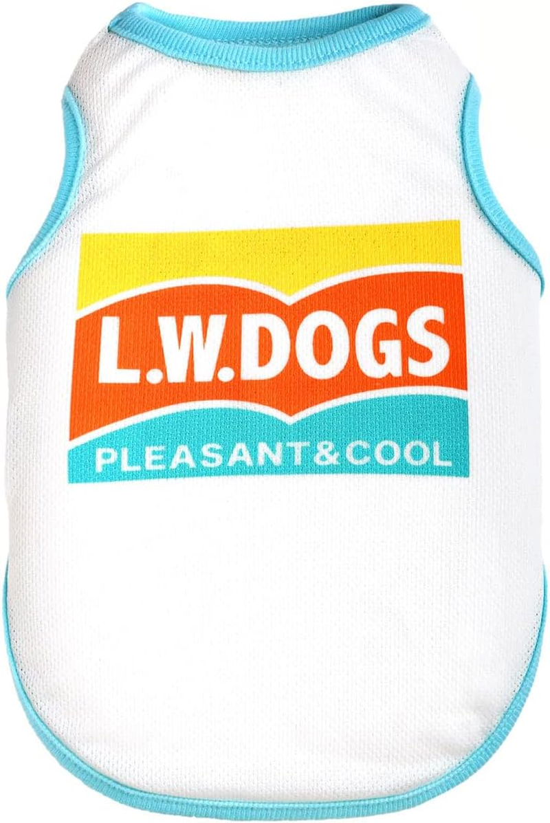 Dog Life Cool Mesh Tank LWD White Dog XL Size