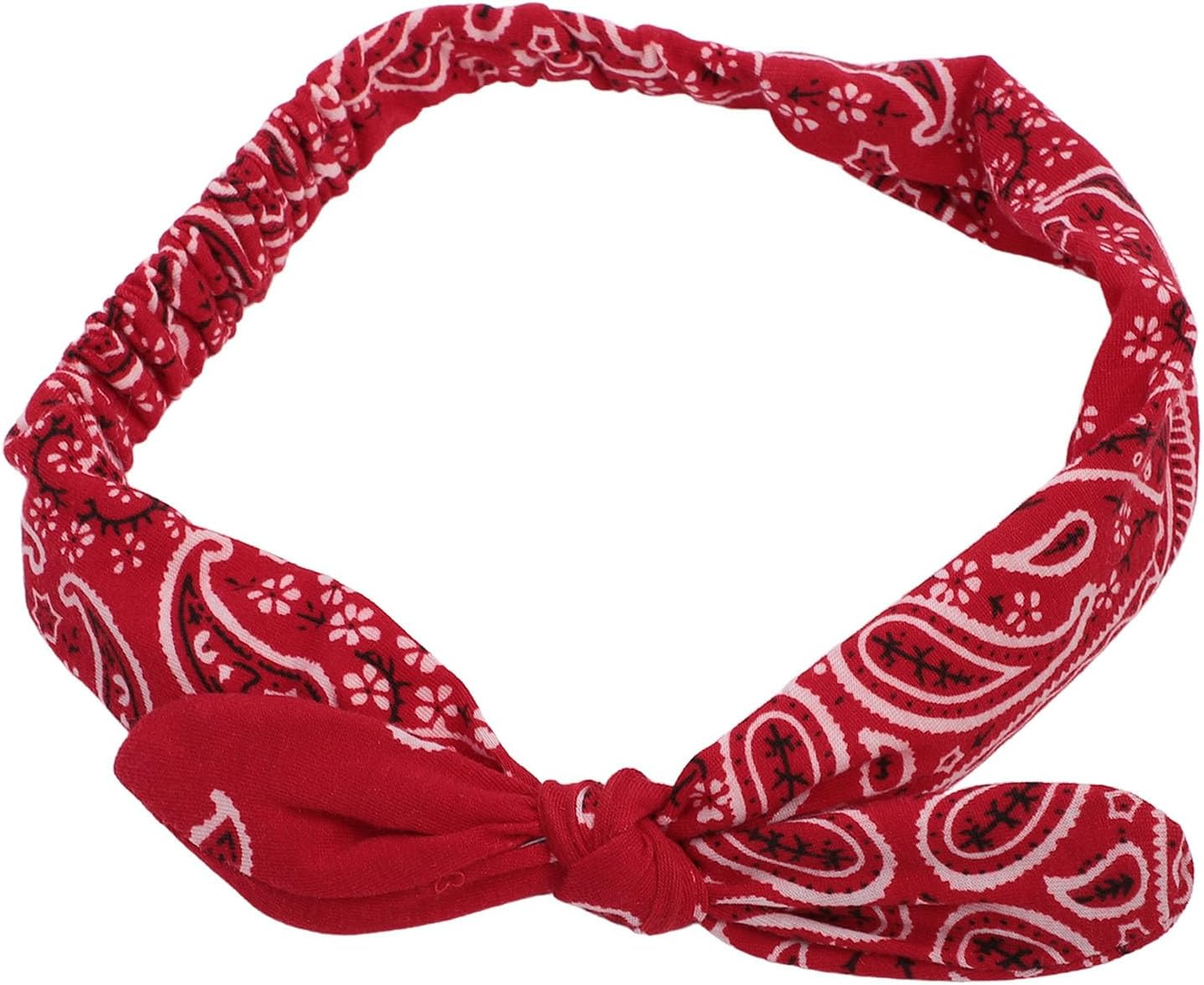 10 Packs Floral Print Soft Elastic Headbands, Fashion Sport Cute Hair Accessories, Twist Turban Hair Wraps, Summer Hair Accessories, for Women and Girls image number 6