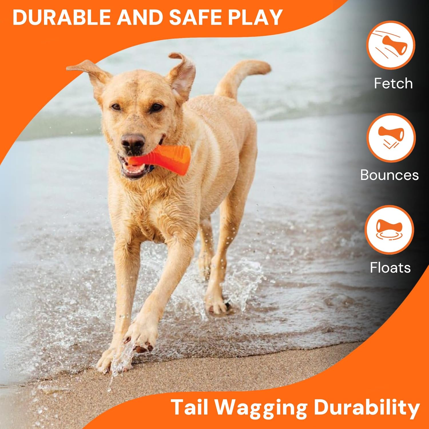 Bionic Super Bone Dog Toy, Medium, 12.2 X 5.3 X 6.7 Cm image number 1