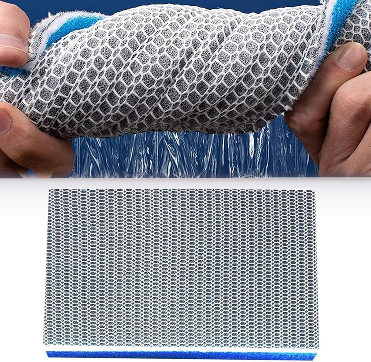 Aquarium Filter Media, Upgraded 8-Layer Filter Sponge Pad for Fish Tank and Pond, Super Filtering Effect, Cut to Fit, Reusable and Washable Aquarium Filter Floss for Filtering Dirt in Aquariums.