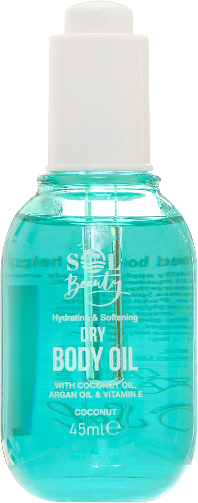 Sol Beauty Dry Body Oil Coconut Scent with Coconut Oil & Vitamin E, Helps Smooth and Soften Skin, Vegan Friendly Light Moisturiser 45Ml image number 2