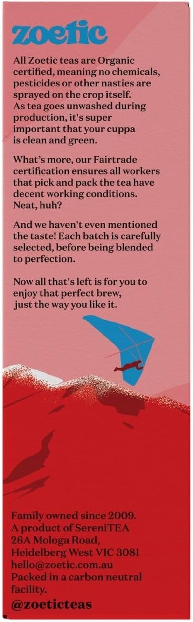 Organic English Breakfast Tea Bags 25 Pack image number 1