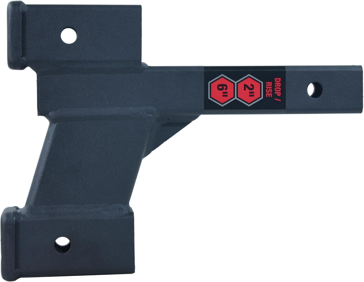 TOPTOW 64085 Trailer Dual Hitch Extender, 2-1/4-Inch & 6-1/4-Inch Rise/Drop, 2" Receiver, 2-Inch Shank, 7500Lbs Capacity image number 1