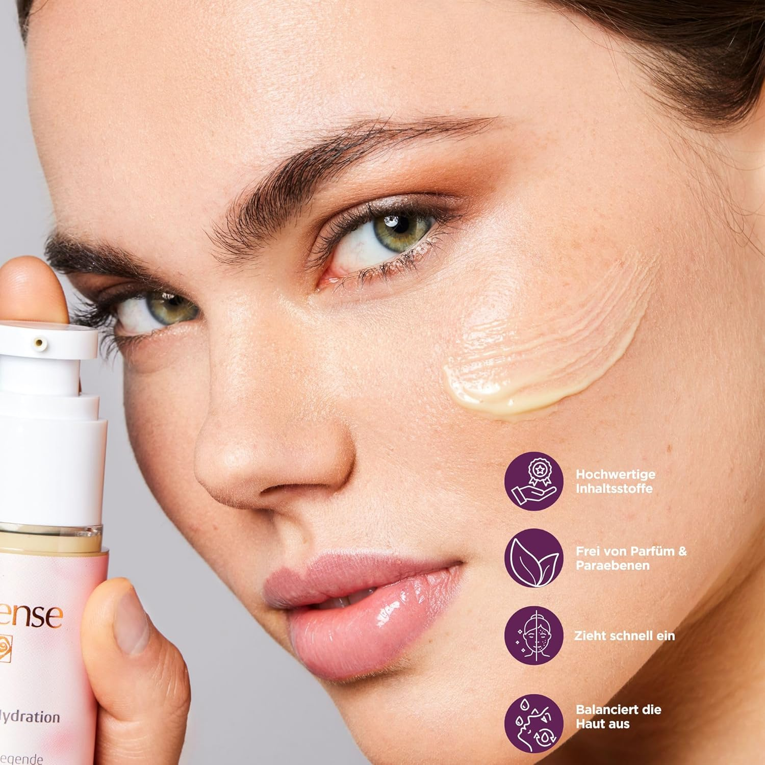 Rosense Supreme Hydration, Intensive Nourishing Face Cream for Dry and Sensitive Skin, Moisturizing, from Hyaluronic Acid, Natural Extracts, Vegan - 50Ml image number 3