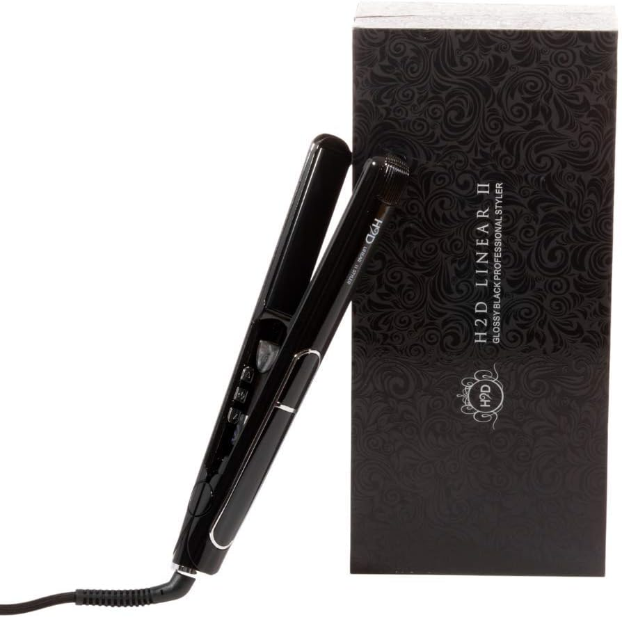H2D Linear II Hair Straightener, Gloss Black