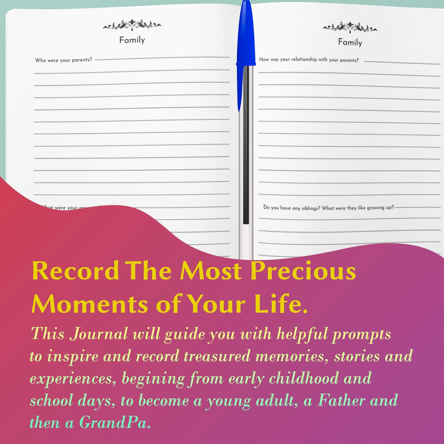 Grandpa, Tell Me Your Story: a Grandfather'S Guided Journal and Memory Keepsake Book