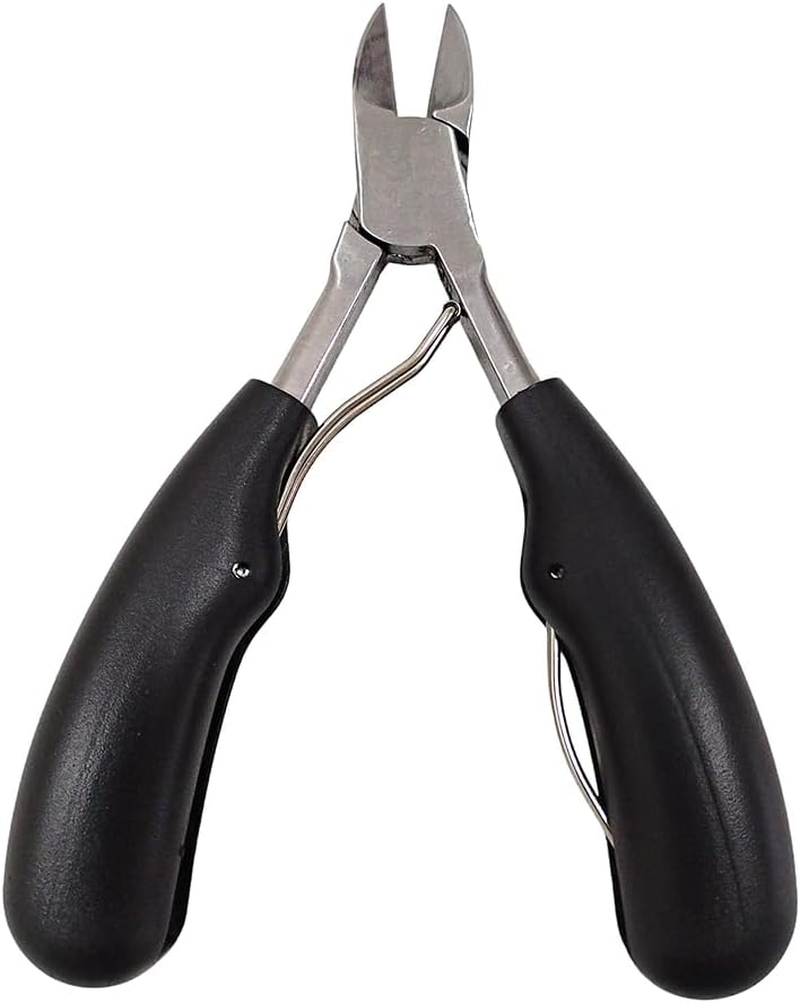 Stainless Steel Cuticle Nippers Professional Nail Clippers Cuticle Scissors Dead Skin Remover Blue