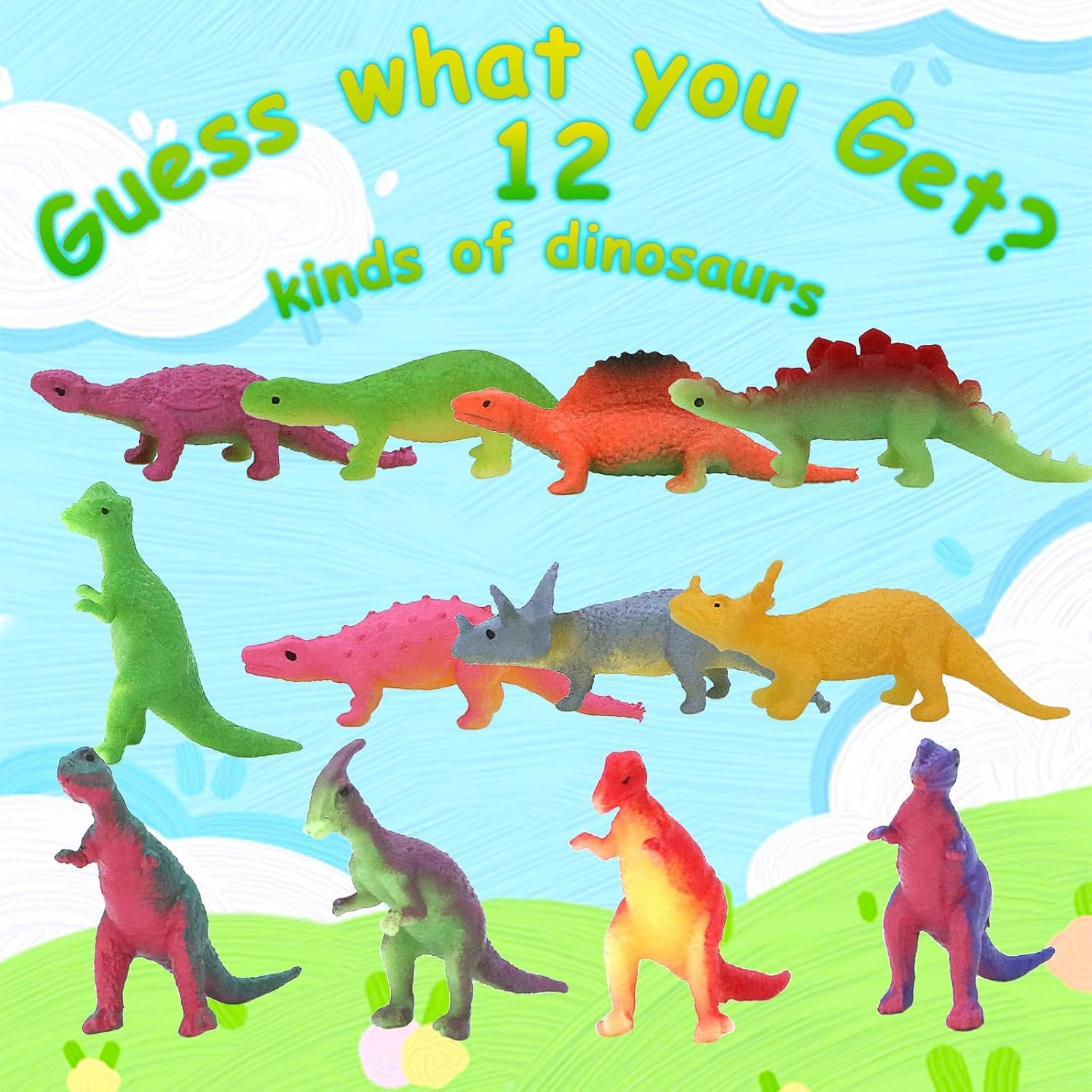 12 Pack of Bath Bombs for Kids with Surprise Toy Inside, Fun Educational Toy Dino Fizzy Balls W/Rich Bubbles, Organic Dinosaur Bath Bomb Gift Set, Kids Bubble Bath Dino Egg for Kids 3 4 5 6 7 8 9 Year image number 5