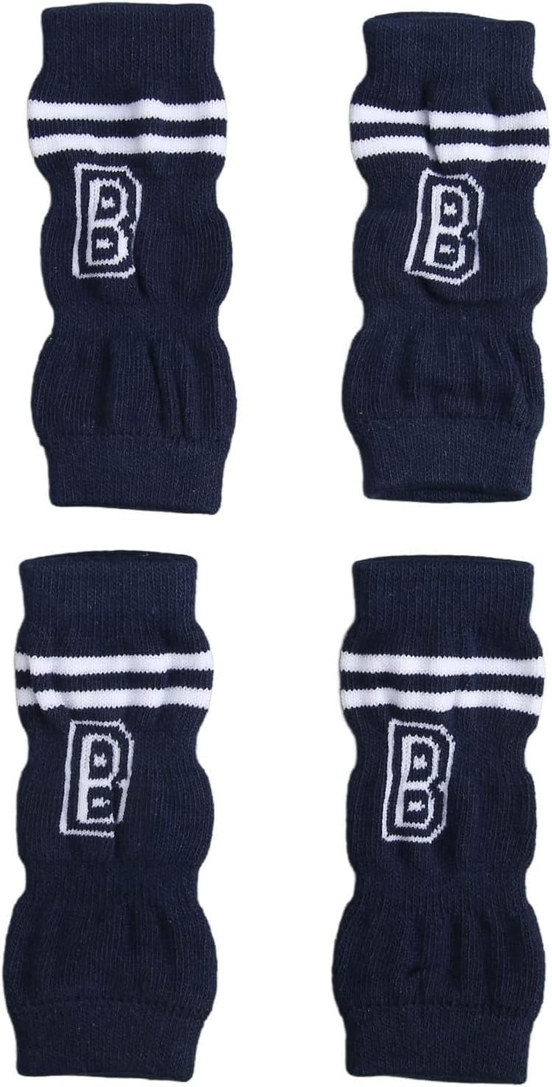 4Pcs Pet Dog Elbow Protector, Dog Elbow Sleeve Knitted Pet Leg Warmers Elastic Pet Leg Hock Protectors Warm Dog Hock Covers Pet Leg Sleeves (Black, 6.5 * 3.2Cm) image number 3