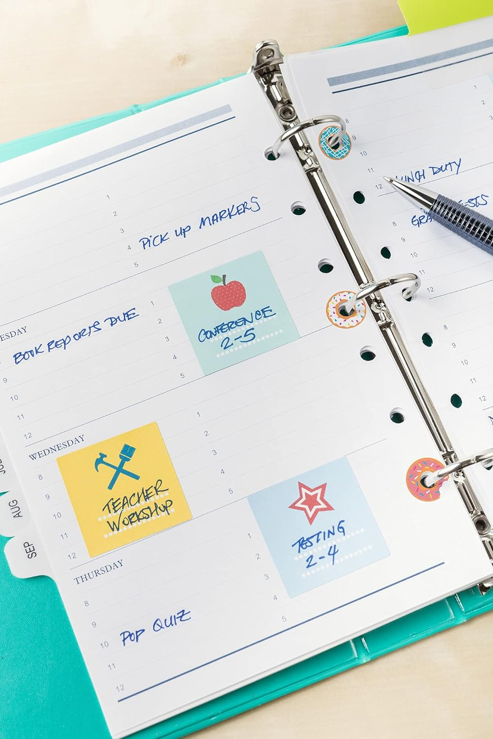 Avery Reinforcement Ring Donut Design Labels, 9Mm Diameter, 280 Labels, (5748) image number 1
