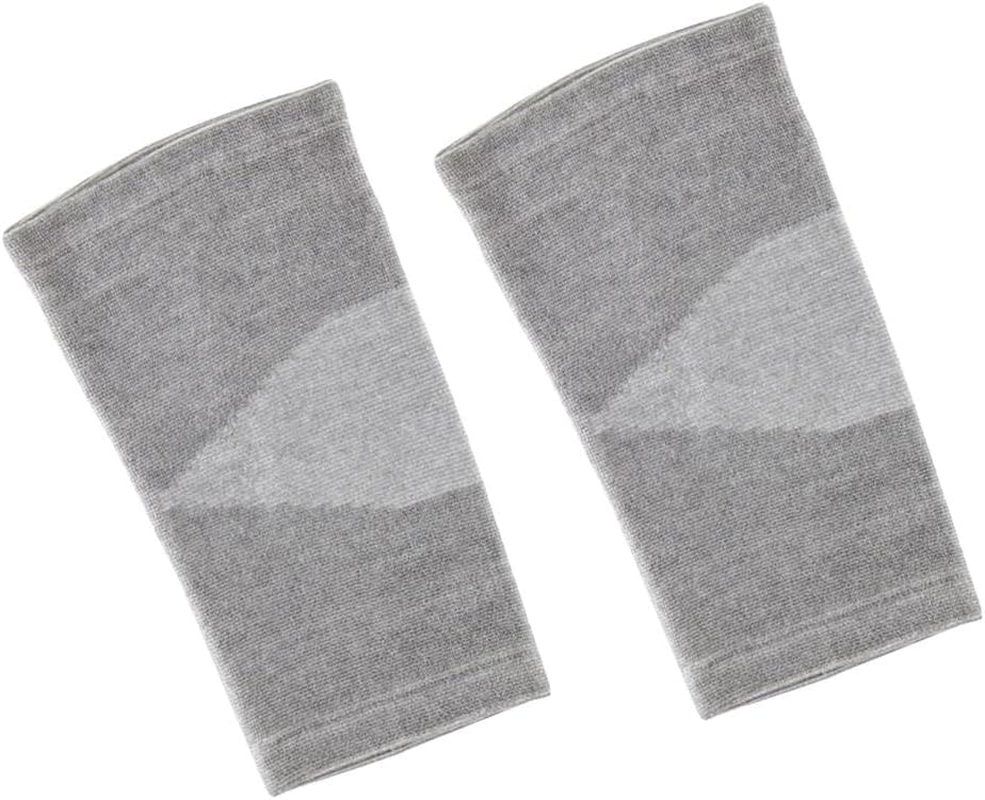 Oshhni Pack of 2Pieces, Bamboo Fiber Compression Knee Sleeves, Breathable Warm Knee Brace Sleeves, Support Stiff Muscles/Joints for Unisex Adult, L image number 6