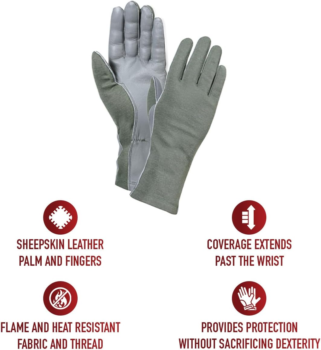 Rothco Gi Type Flight Flame and Heat Resistant Flying Gloves image number 1