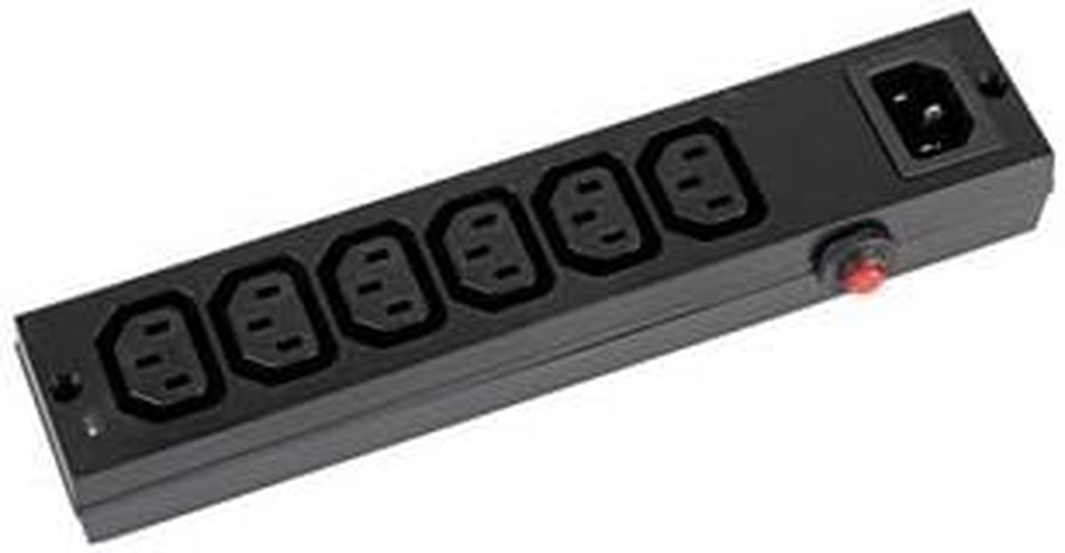 Extension Block IEC 6-Gang W/Overload SW image number 1