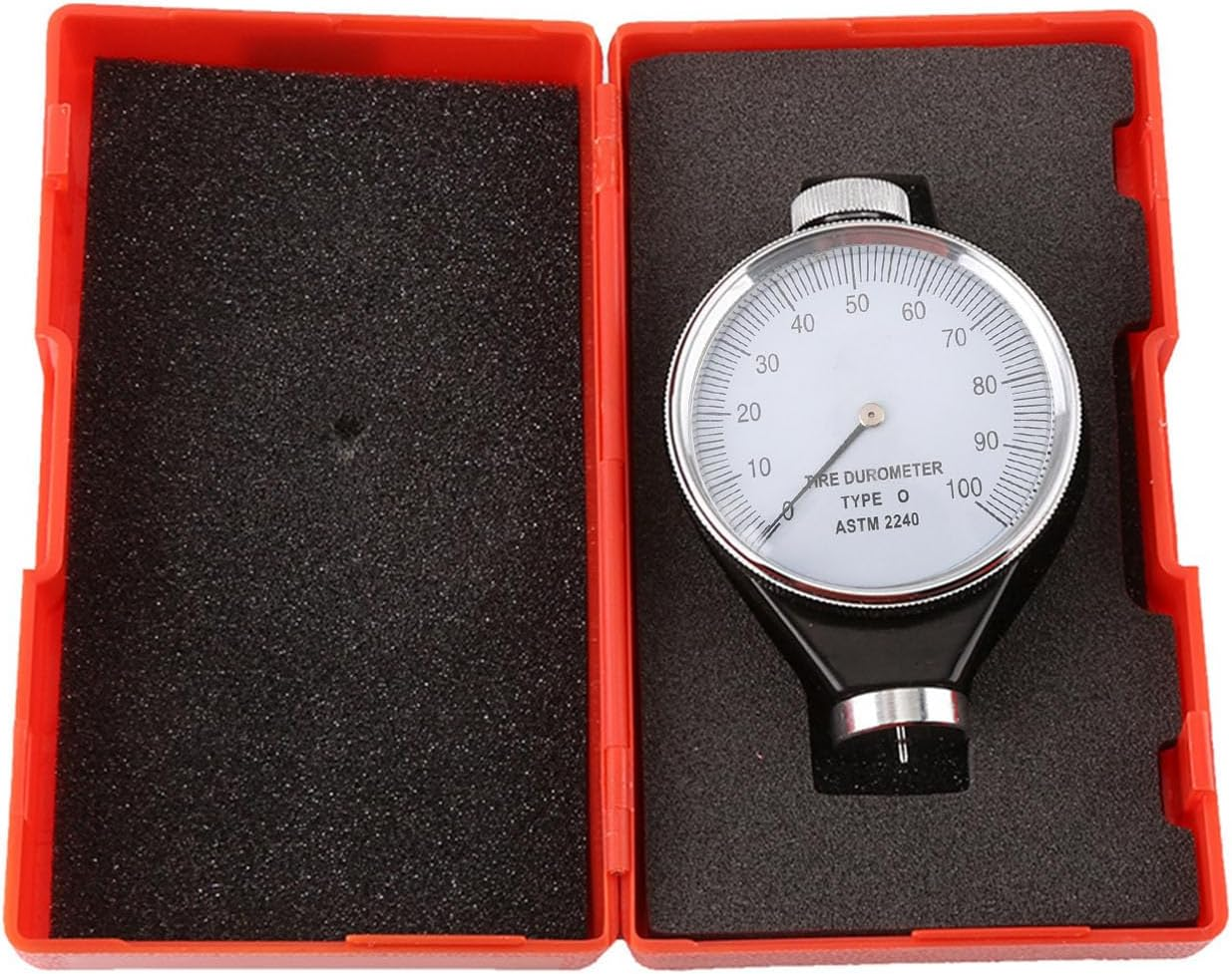 Rubber Tire Durometer Hardness Tester 0‑100 HA - Accurate Measurement, Easy to Carry - for Thermoplastic Rubber, Printing Plate, Fiber Convenient Connecting Device (Type O) image number 6