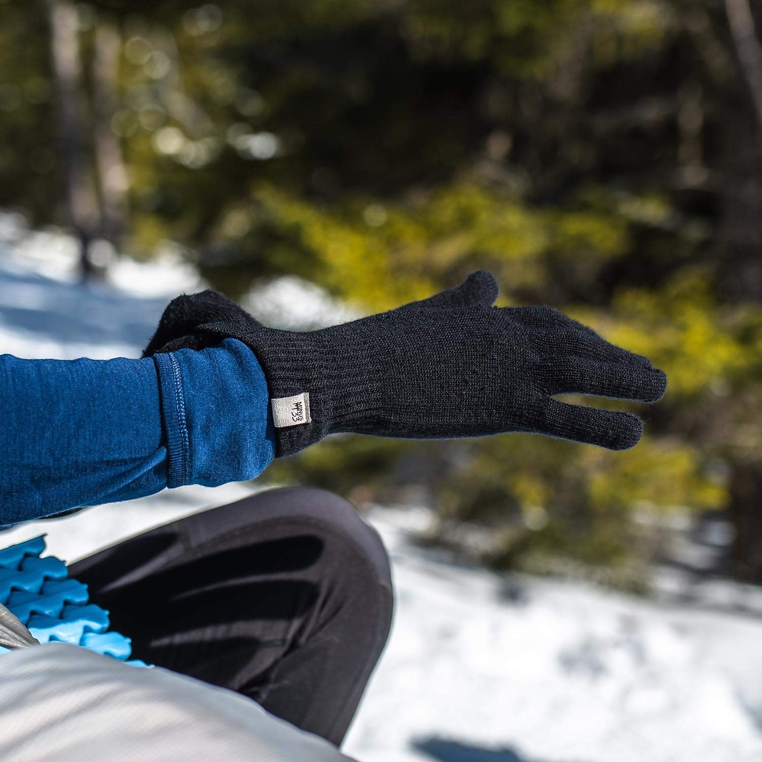 Minus33 Merino Wool Glove Liner - Warm Base Layer - Ski Liner Glove - 3 Season Wear - Multiple Colors and Sizes image number 7