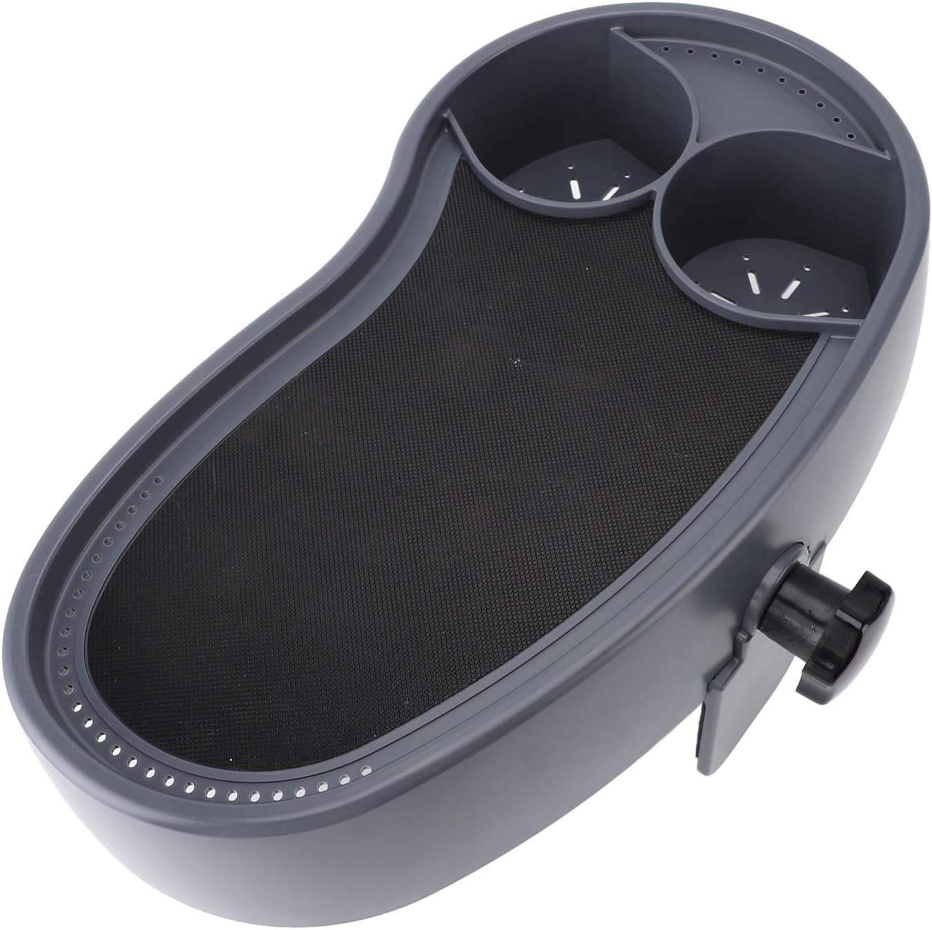 Jiawu Adjustable Hot Tub Table Tray, Hot Tubs Side Table with Cup Holder, anti Slip Tub Drink Holder for Snack, Phone, Tubs, Bathtub, Spa, Pool image number 6