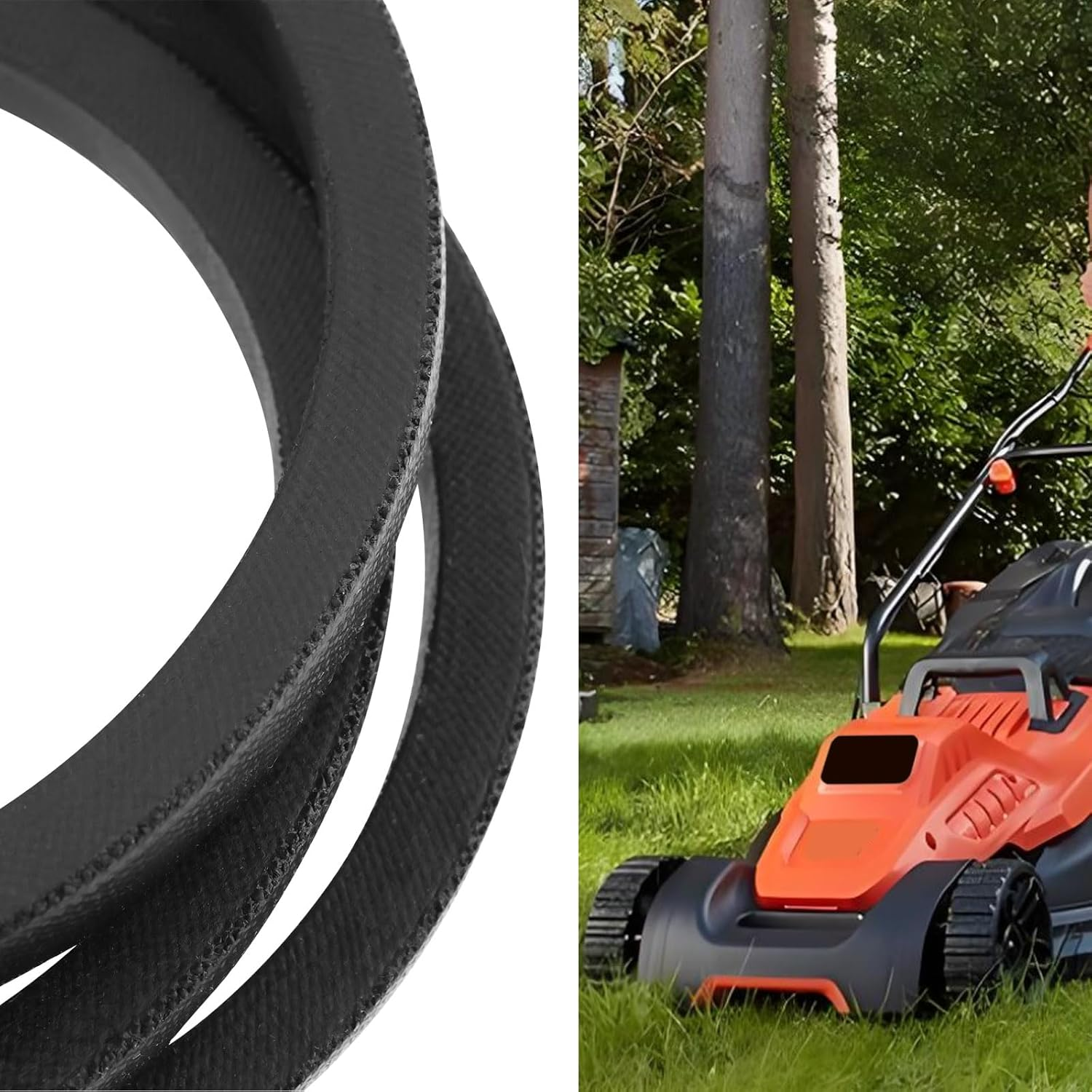 Ecsing 1Pc Mower Drive V-Belts MTD 754-05001 954-05001 Outer Length 1118Mm Thickness 8Mm Compatible with Minirider 76 SD RDE SDE SDHE RDHE