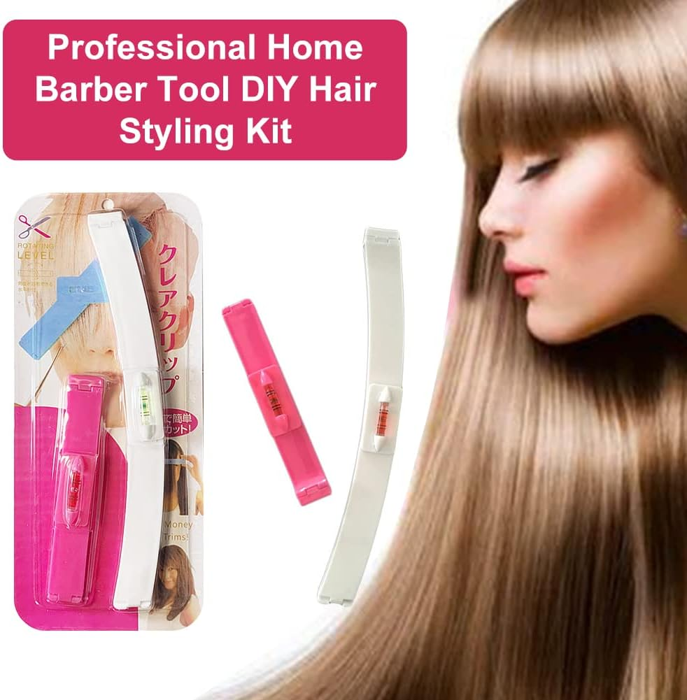 Hair Cutting Aid Clip Advanced Hairdressing Assistant with Clip, DIY Home Trimmer Styling for Layered Bangs, Coils, Double Trim image number 4