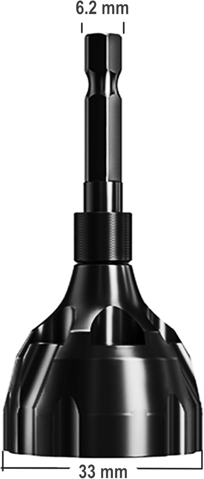 Yenghome Deburring External Chamfer Tool,Upgraded 3 Blade Tungsten Steel Chamfer Deburring Tool Bolt Fixer Burr Removal for Metal image number 3