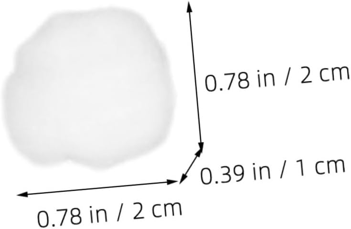 4Packs Nail Gel Cleaning Cotton Balls Absorbent Cotton Pads for Nail Polish Removal Makeup Removal image number 1