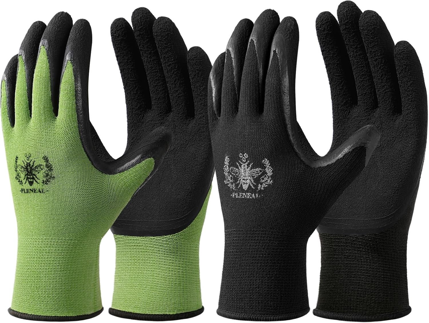 Pleneal Gardening Gloves for Women Men - 6/3 Pairs Garden Gloves with Grip, Latex Coated Working Glove, Medium Size image number 5