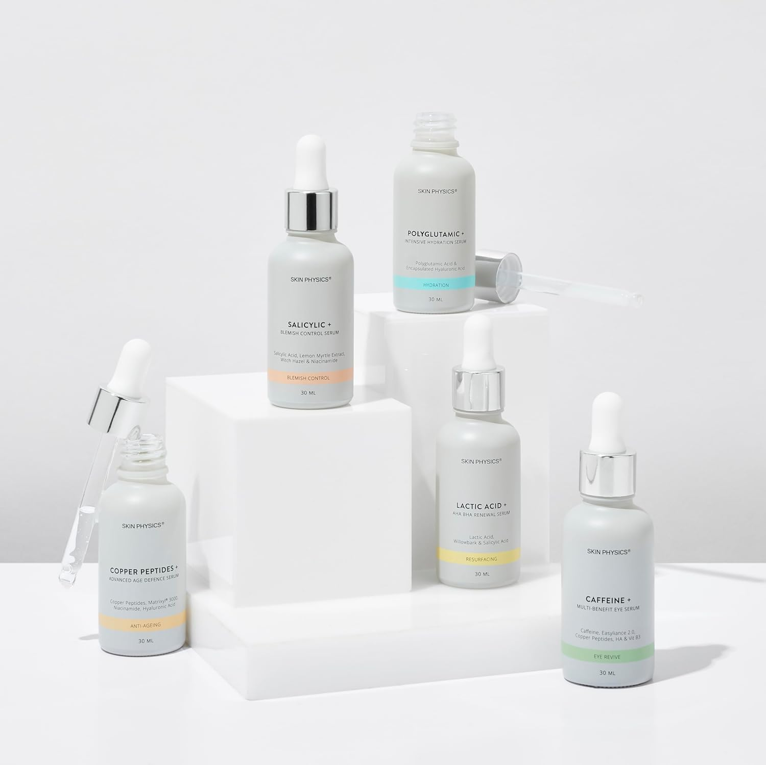 Skin Physics Salicylic Acid Blemish Control Serum 30Ml &ndash; with Lemon Myrtle, Witch Hazel & Niacinamide &ndash; Targets Breakouts, Blemishes, Oily Skin & Pores image number 4