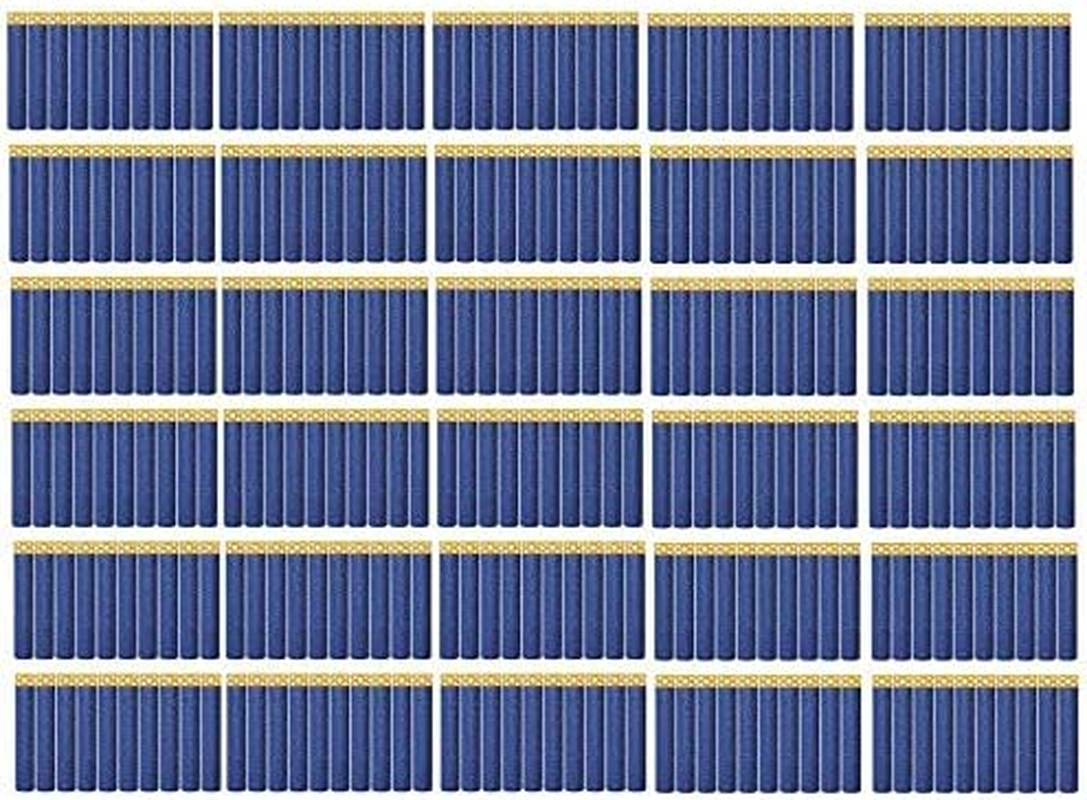 300Pc Toy Gun Soft Refill Bullets Darts Blasters Fits Nerf Form N-Strike Elite Ultimate Nerf Foam Toy Darts Premium Refill Bullets for N-Strike image number 2