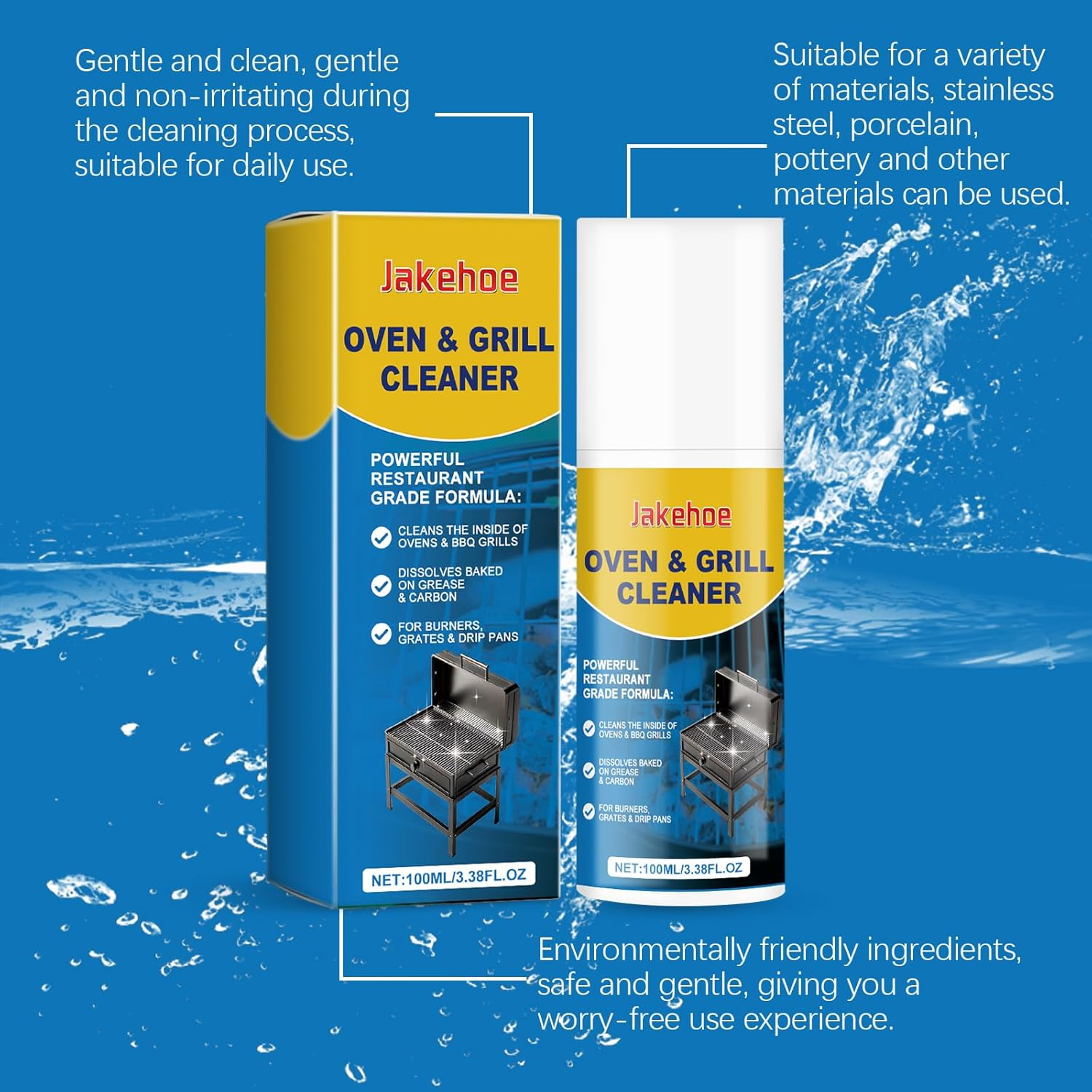 Professional Oven and Grill Cleaner, 100Ml, Restaurant Grade Formula for Stubborn Grease and Carbon image number 4