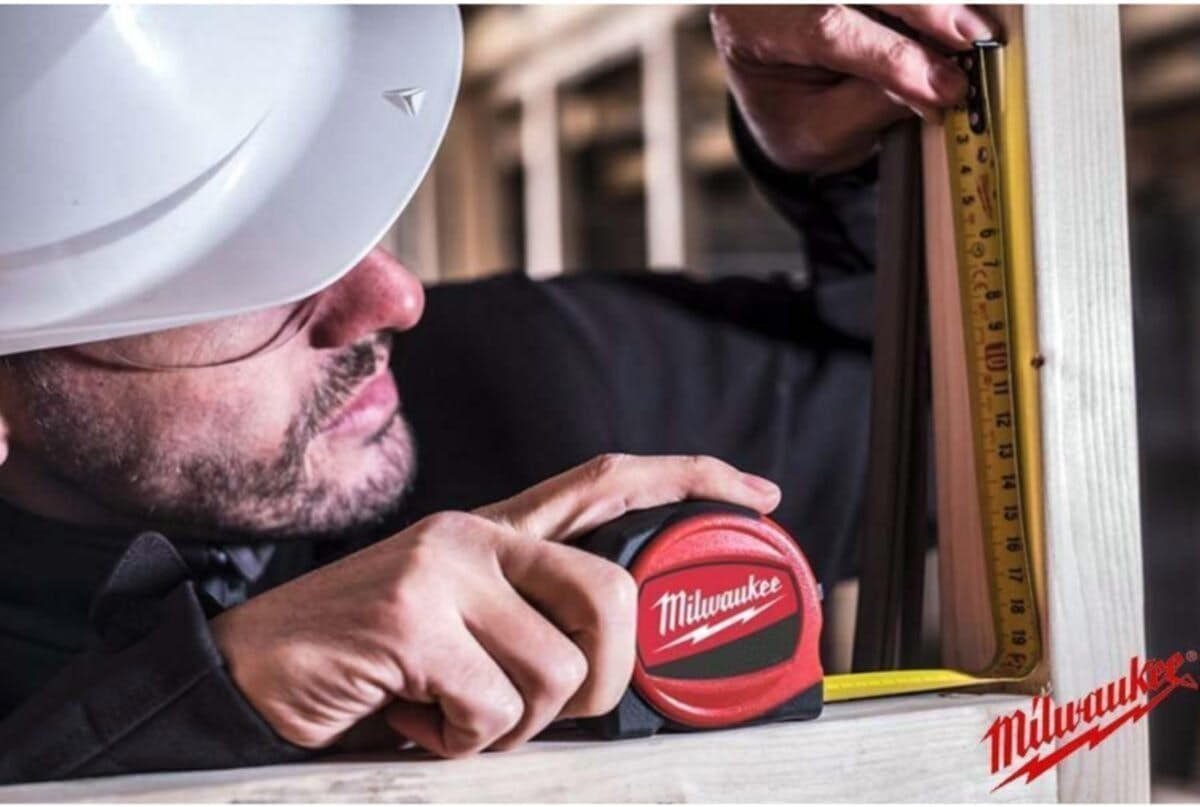 Milwaukee 045242512898 3M Red Tape Measure