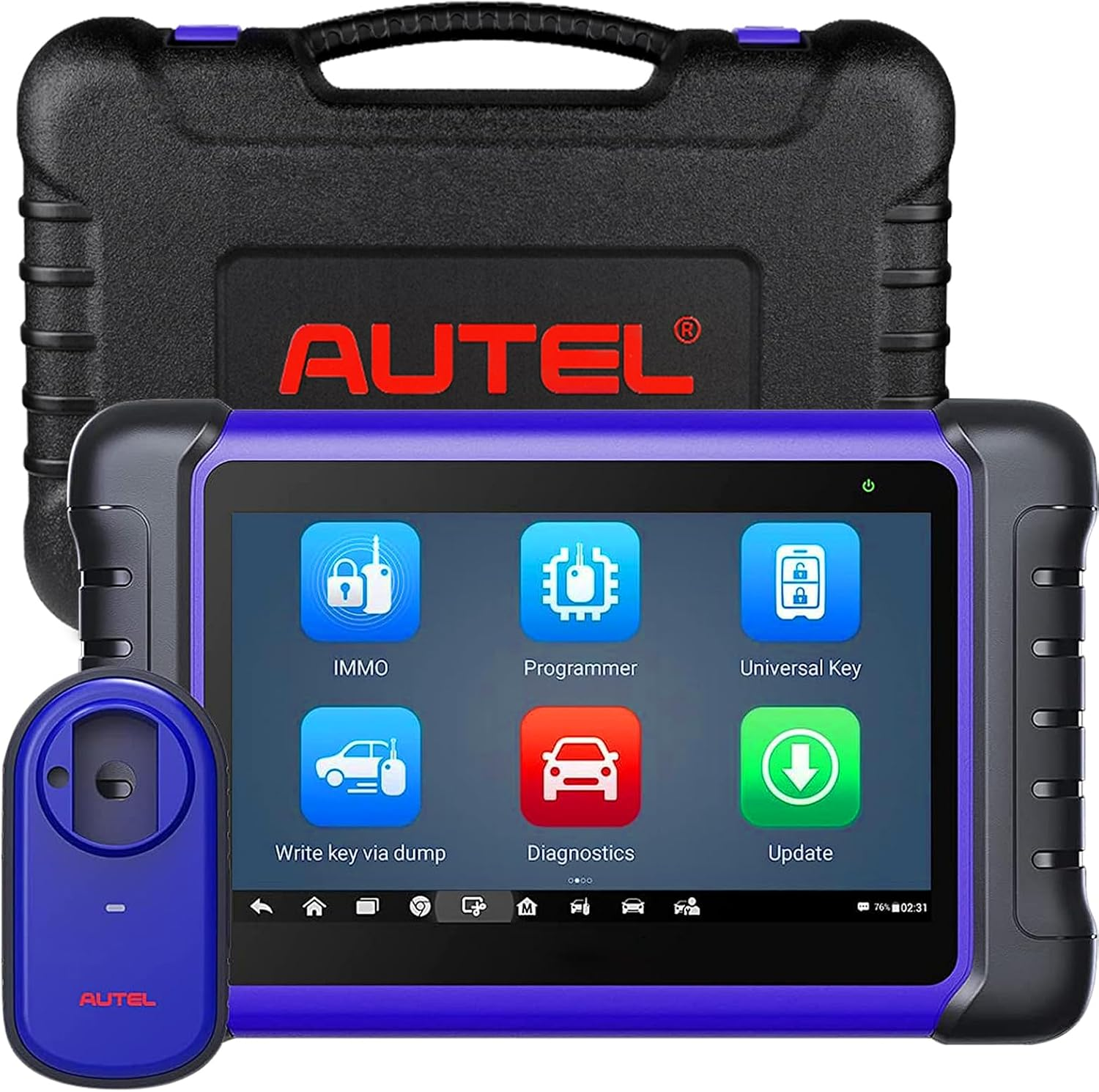 Autel Key Programmer Maxiim IM508S, 2024 Android 11 Version of Autel IM508 IMMO Key Fob Programming Tool, OBDII Diagnostic Tool Same as MK808BT Pro Bi-Directional Scanner with 36+ Services