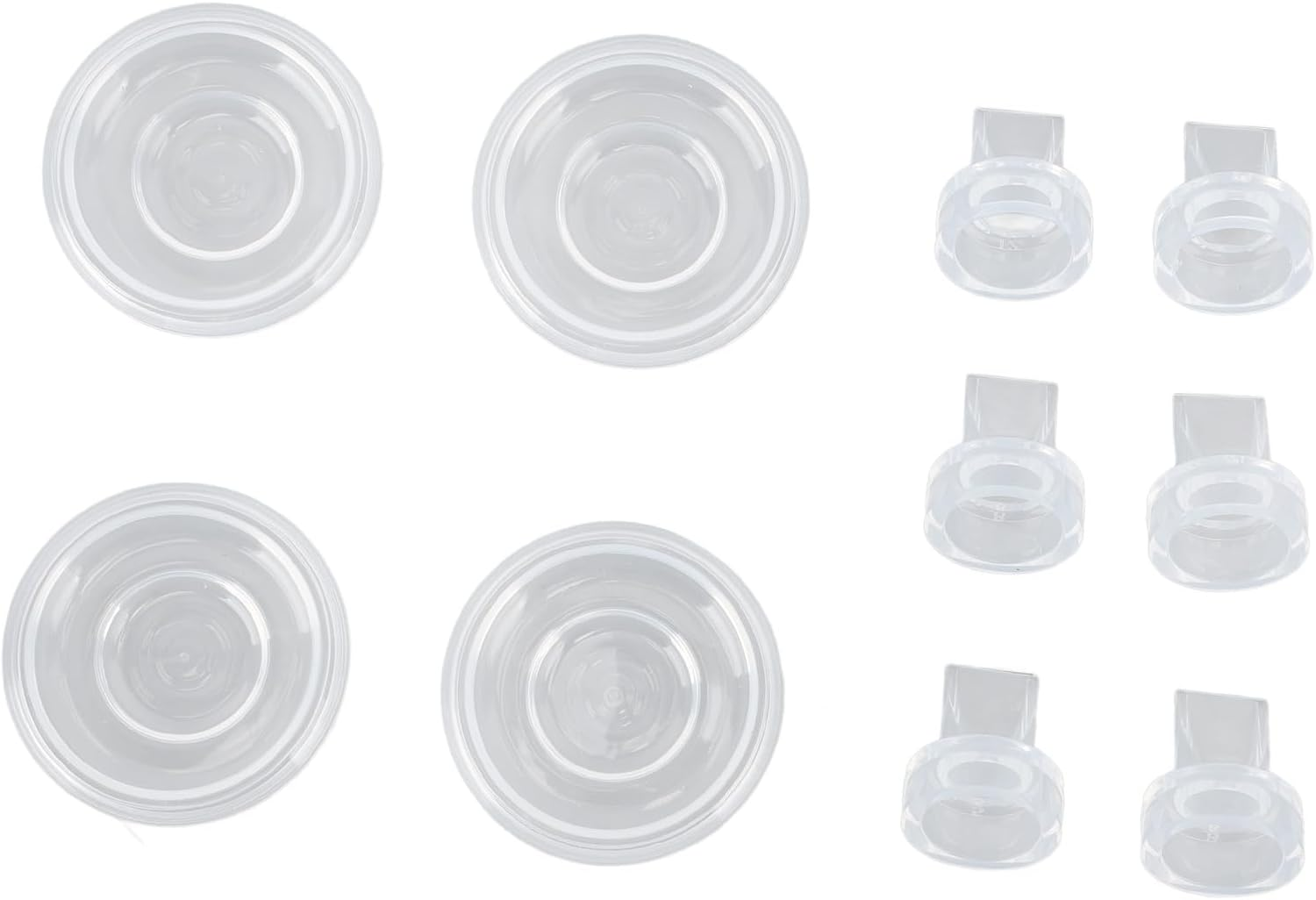 Duckbill Valves & Silicone Diaphragm for S9 S12 S9Pro S12Pro Wearable Breastpump, 6 Pack Silicone Duckbill Valve and 4 Pack Silicone Diaphragm, Replacement Parts image number 3