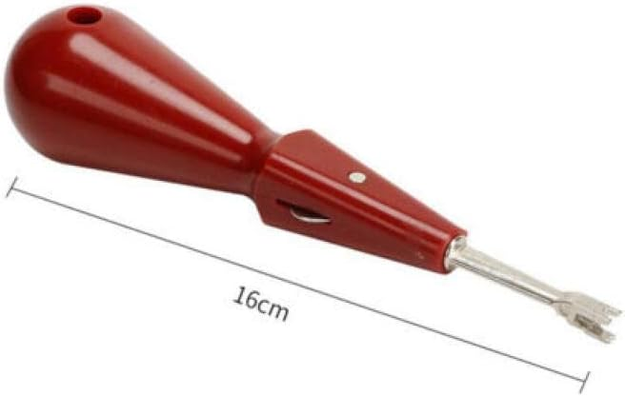 NBN Telstra Punch down Tool, ISGM HFC Quante SID Insertion Tool with Metal Tip for 0.8Mm Wire, Red Handle Network Termination Tool