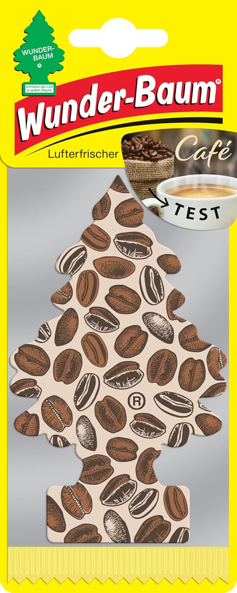 WUNDER-BAUM Car Air Freshener I Pendant for Long Lasting Fragrance in Car or Home I Cafe 1 Piece image number 3