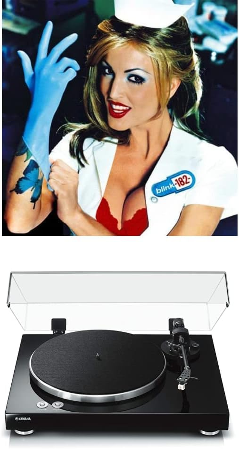 Yamaha TT-S303 Black Turntable and Blink-182 - Enema of the State (X) [Bundle]