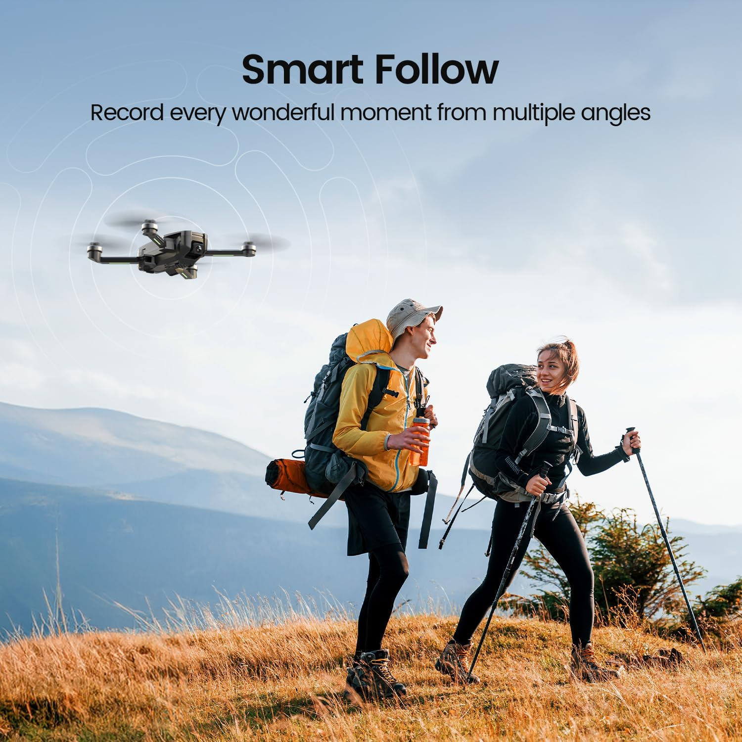 Holy Stone HS720E GPS Drone with 4K EIS UHD 130 FOV Camera for Adults Beginner, FPV Quadcopter with Brushless Motor, 2 Batteries 46 Min Flight Time, 5Ghz Transmission, Smart Return Home, Follow Me image number 3